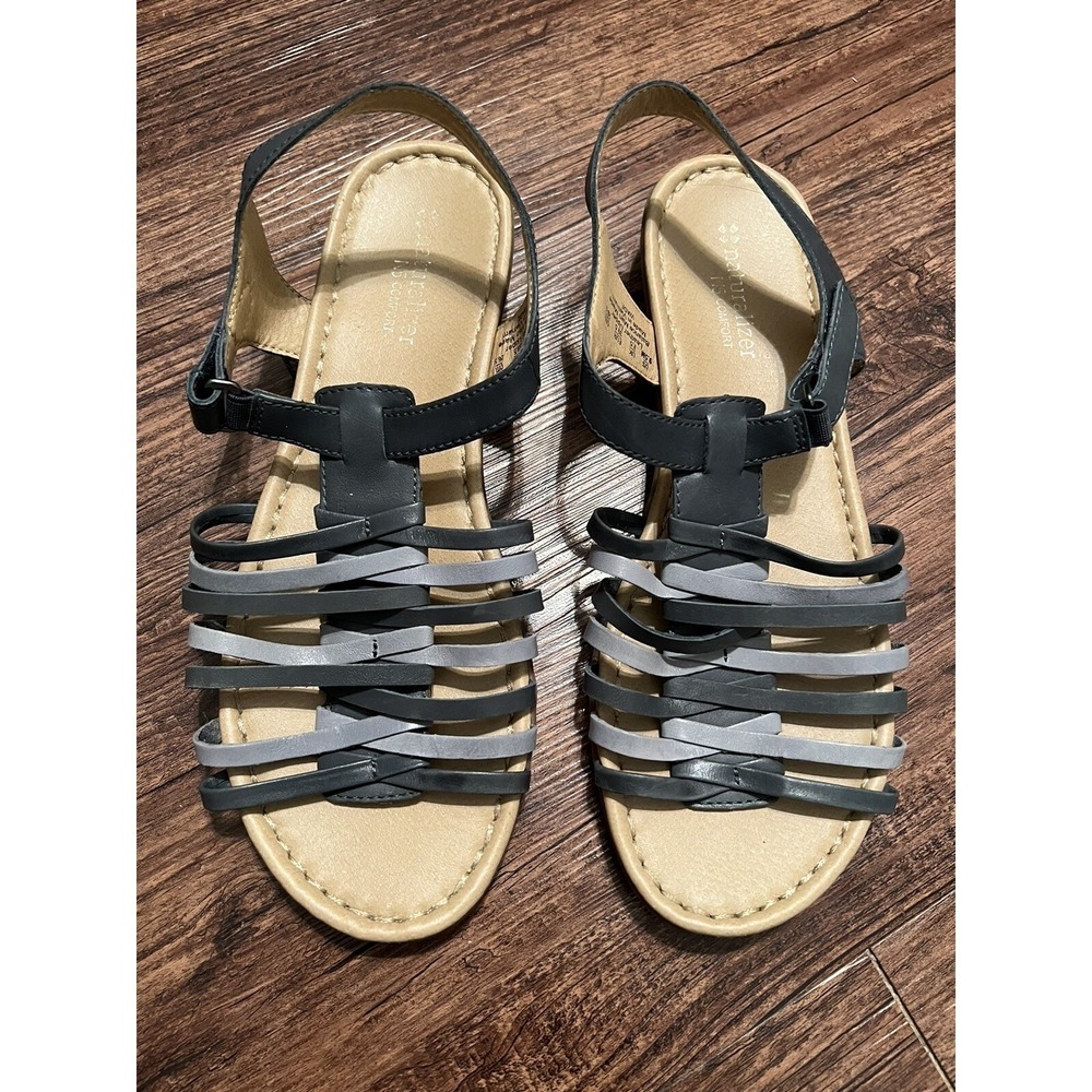 Naturalizer Wade N5 Comfort Women's Sandals Sling Back‎ Size 9.5 Leather Upper